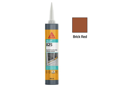 Sikasil®-825 Silicone Sealant Brick Red 380ml