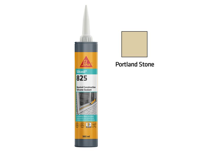 Sikasil®-825 Silicone Sealant Portland Stone 380ml