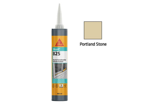 Sikasil®-825 Silicone Sealant Portland Stone 380ml