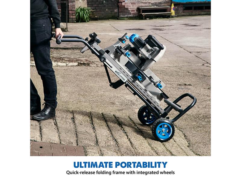 S355MCS Mitre Chop Saw Wheeled Stand with Powerlift Assist
