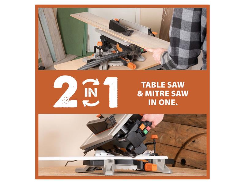 R210MTS-G2 Combination Mitre Saw and Table Saw 240V 1500W