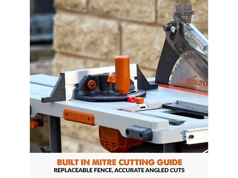 R255TBL Portable Table Saw with Stand 240V 1650W