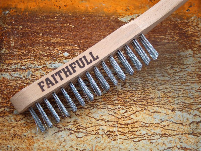Lightweight Scratch Brush, Two Row