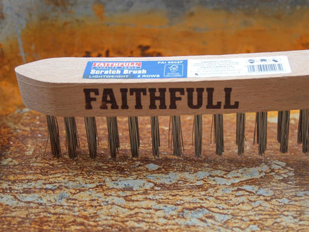 Lightweight Scratch Brush, Two Row