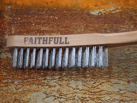 Lightweight Scratch Brush, Three Row