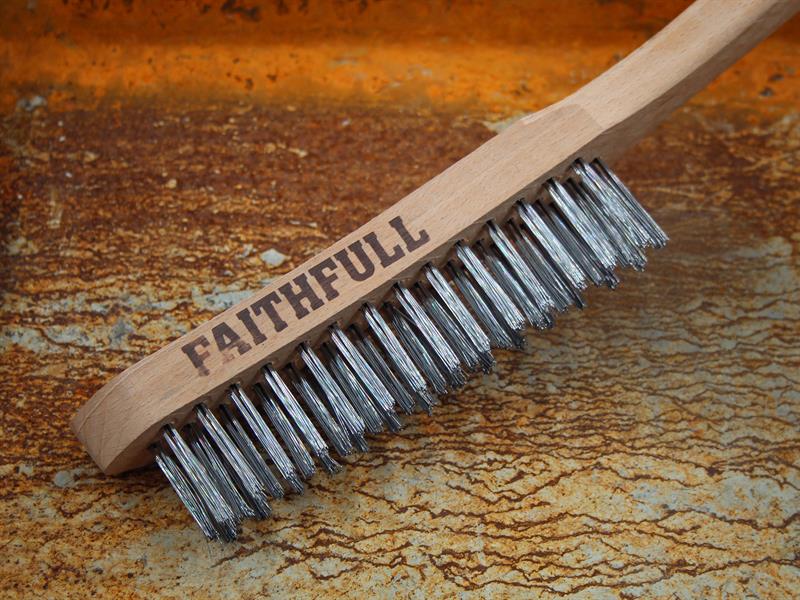 Lightweight Scratch Brush, Three Row
