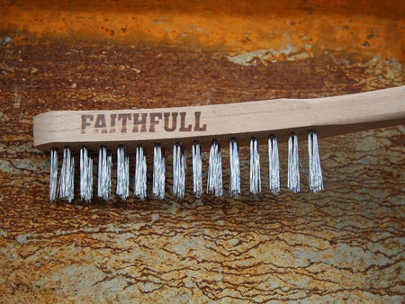 Heavy-Duty Scratch Brush, Two Row