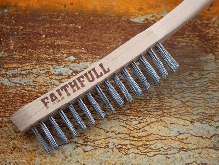 Heavy-Duty Scratch Brush, Two Row