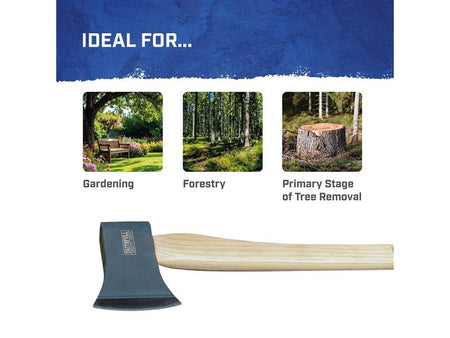 Felling Axe FSC Hickory Shaft 2kg (4.1/2lb)