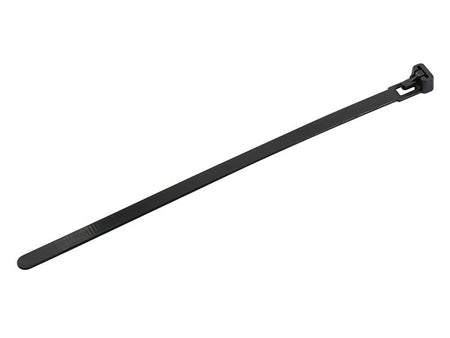 Reusable Cable Tie Black 7.6 x 200mm (Pack 50)