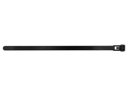 Reusable Cable Tie Black 7.6 x 200mm (Pack 50)