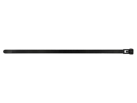 Reusable Cable Tie Black 7.6 x 250mm (Pack 50)