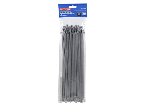 Cable Ties Grey 4.8 x 300mm (Pack 100)