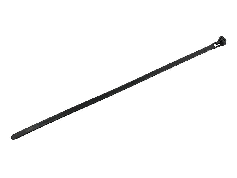 Reusable Cable Tie Black 7.6 x 300mm (Pack 50)