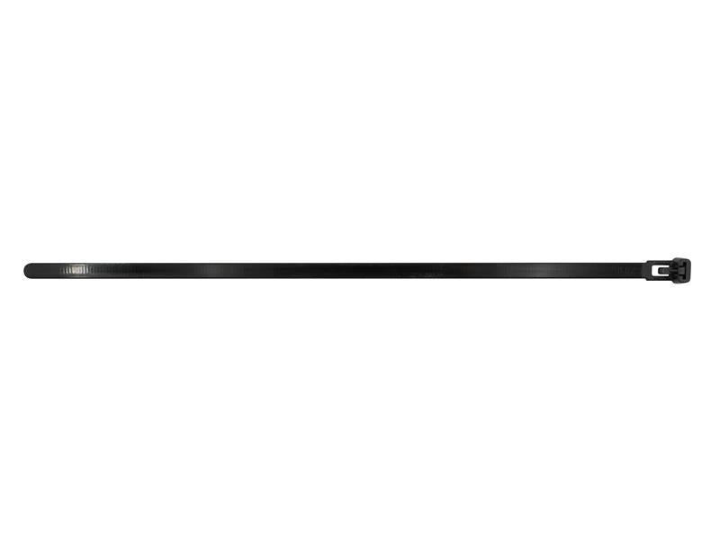 Reusable Cable Tie Black 7.6 x 300mm (Pack 50)