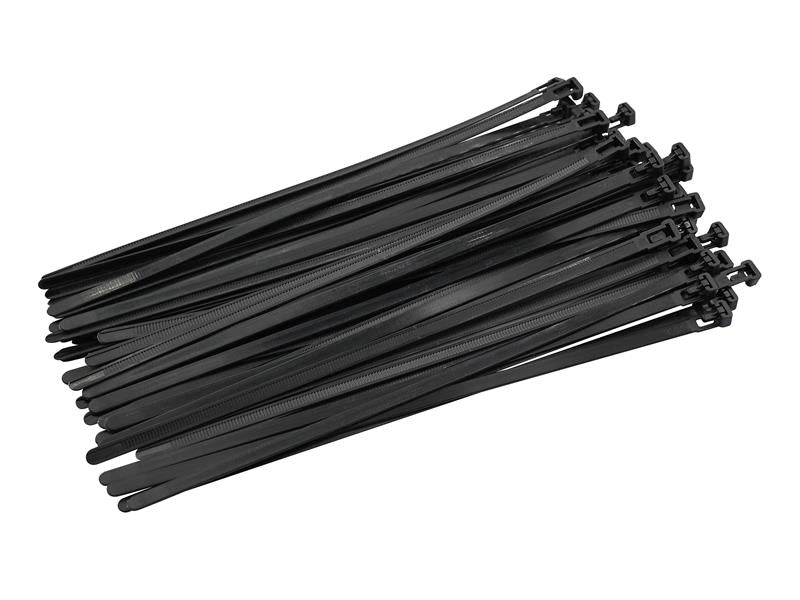 Reusable Cable Tie Black 7.6 x 300mm (Pack 50)