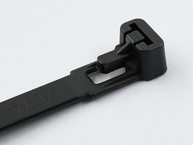 Reusable Cable Tie Black 7.6 x 300mm (Pack 50)