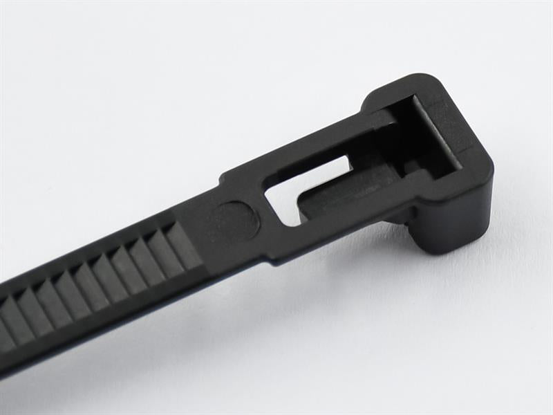 Reusable Cable Tie Black 7.6 x 300mm (Pack 50)