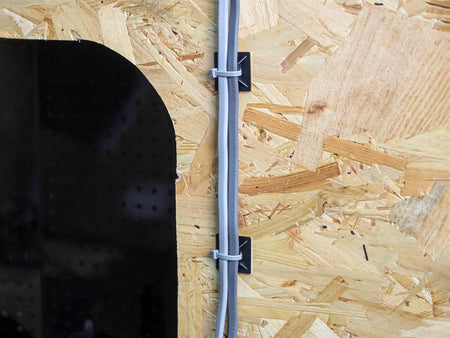Cable Tie Mount Pad (10) Black 28 x 28mm