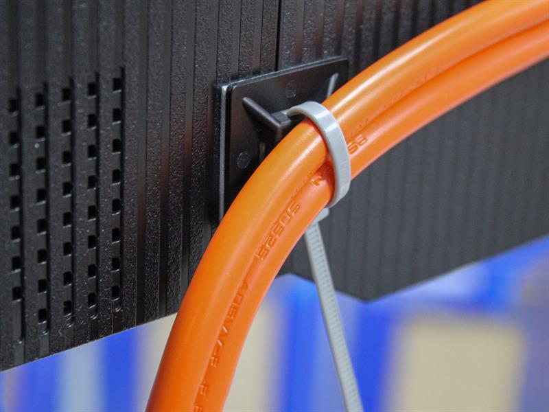 Cable Tie Mount Pad (10) Black 28 x 28mm