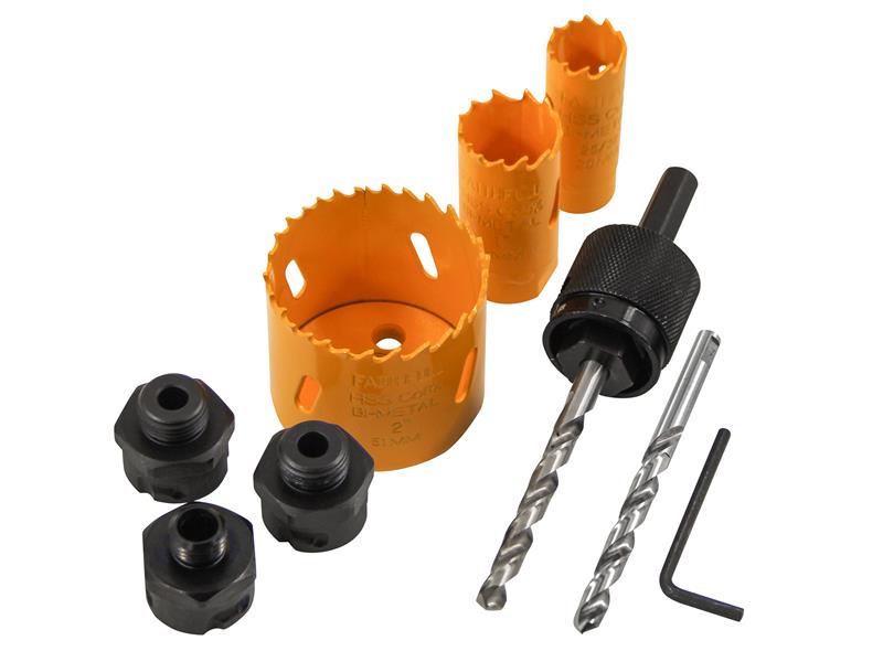 Quick Change Arbor Holesaw Kit