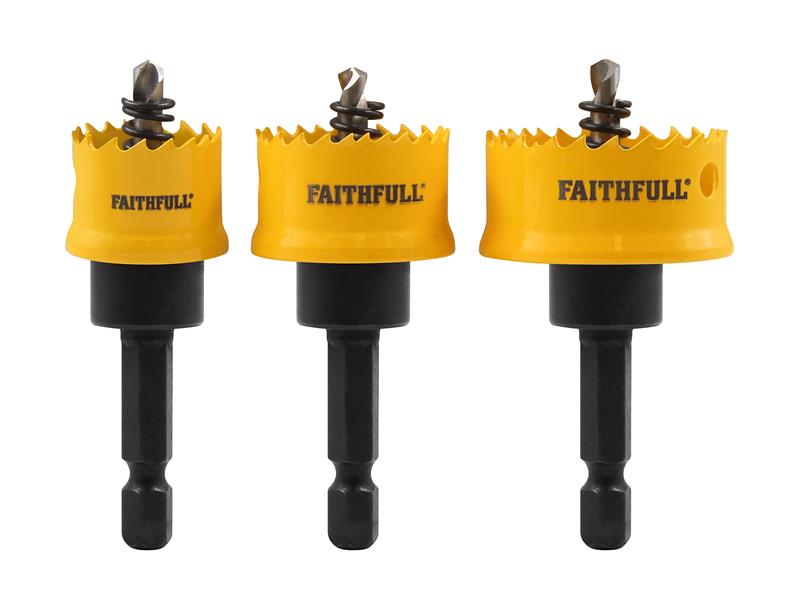 Mini Holesaw Set, 3 Piece