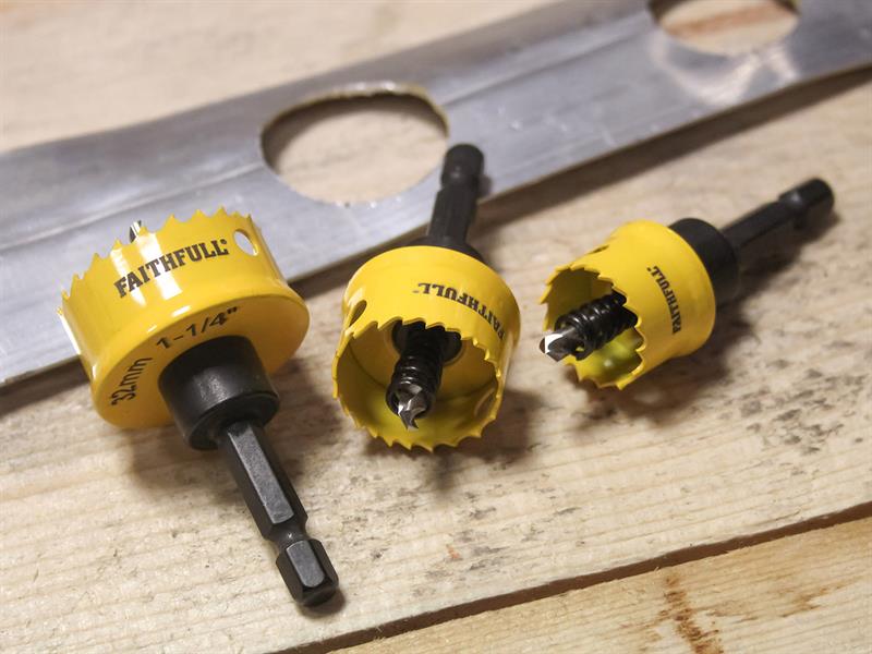 Mini Holesaw Set, 3 Piece