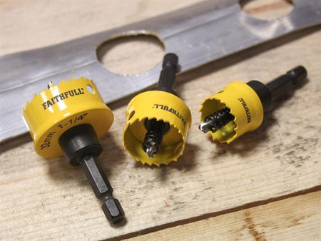 Mini Holesaw Set, 3 Piece
