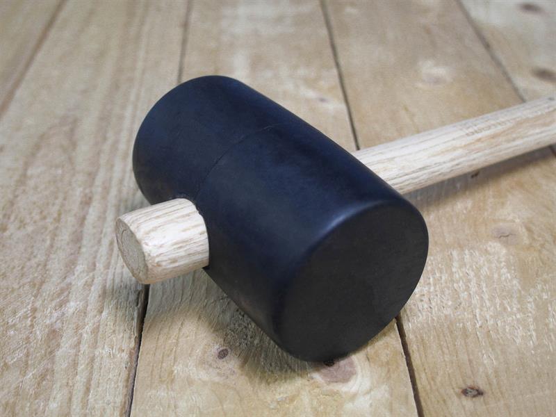 FSC Black Rubber Mallet 24oz