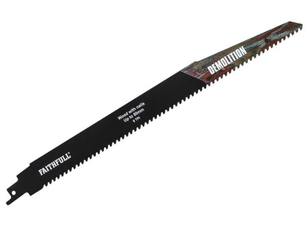 S1250HM Demolition Carbide Sabre Saw Blade 304mm x 6 TPI
