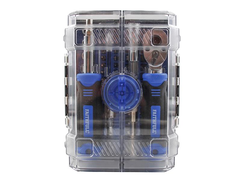 Screwdriver and Socket Set, 78 Piece