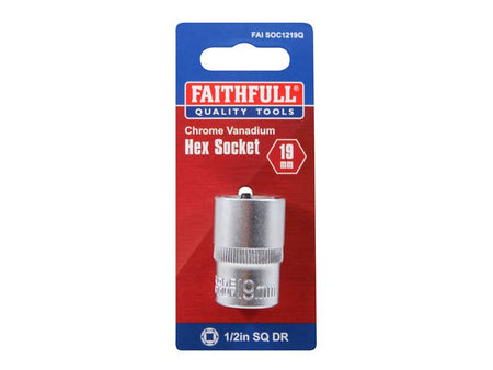 Hex Socket 1/2in Drive 19mm