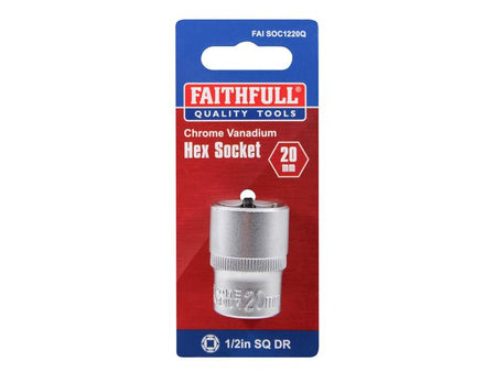 Hex Socket 1/2in Drive 20mm