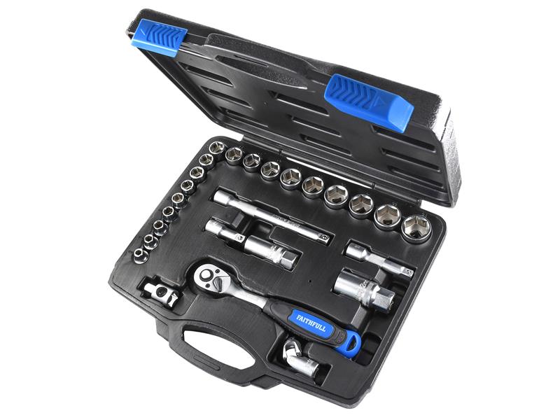 3/8in Drive Socket Set, 26 Piece