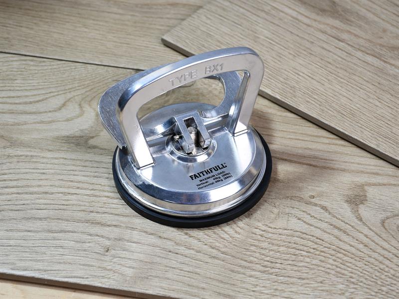 Faithfull Single Pad Aluminium Pro Suction Lifter