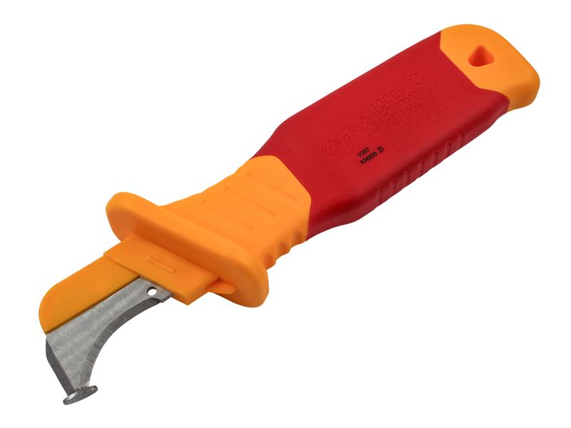 VDE Stripping Knife with Guiding Shoe 190mm