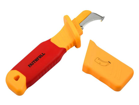 VDE Stripping Knife with Guiding Shoe 190mm