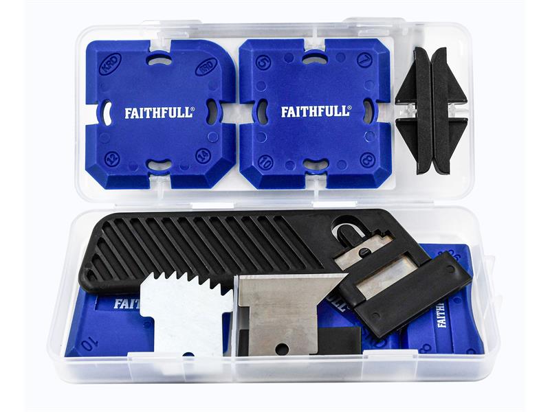Faithfull Profiling Tool Kit, 12 Piece