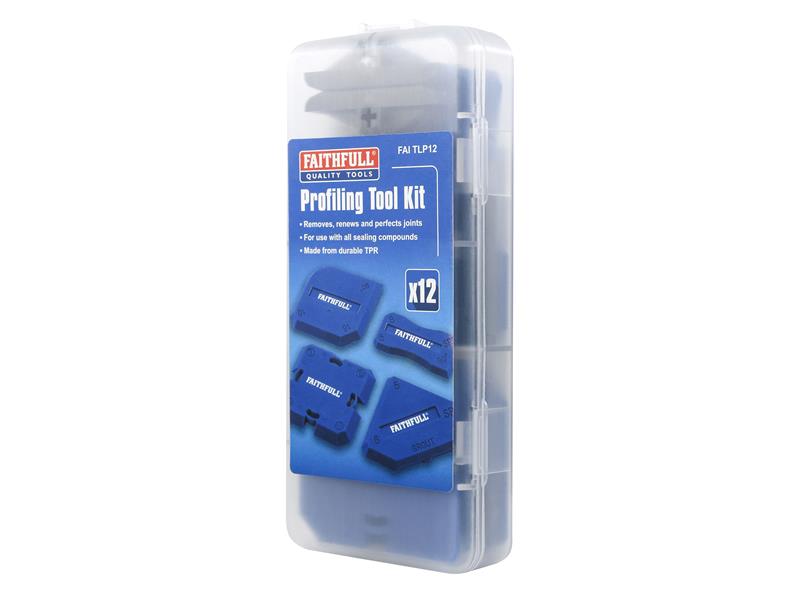 Faithfull Profiling Tool Kit, 12 Piece