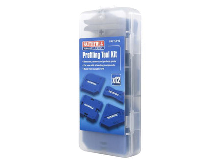 Faithfull Profiling Tool Kit, 12 Piece