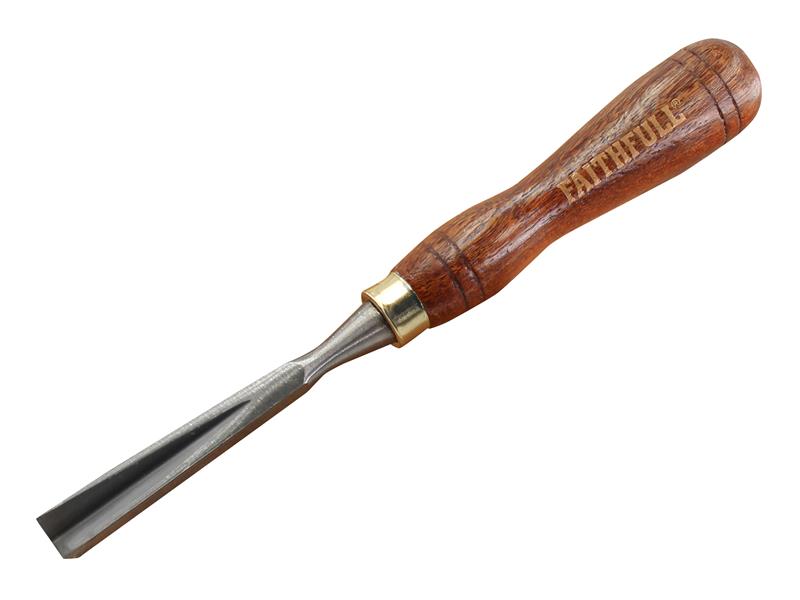 Faithfull FSC V-Straight Parting Carving Chisel 12.7mm (1/2in)