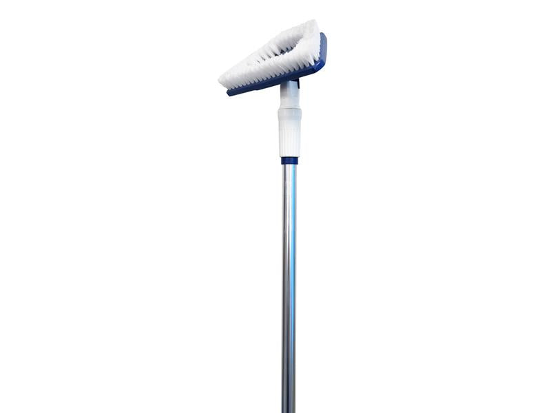 Faithfull Heavy-Duty Water Flow Brush & Telescopic Pole Set