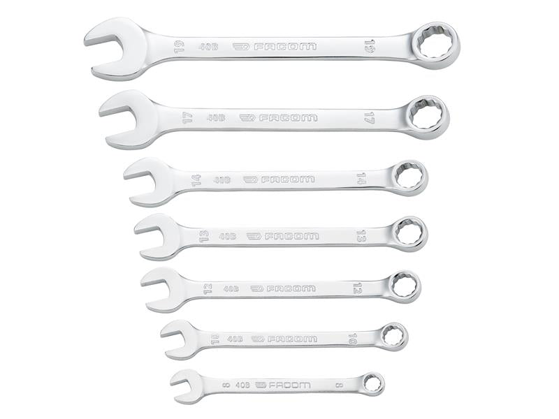 40B.JP7PB 40B Series Slim Metric Combination Spanner Set, 7 Piece