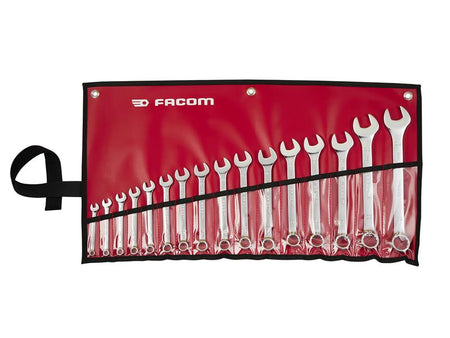 40B.JV16PB 40B Series Slim Metric Combination Spanner Set, 16 Piece