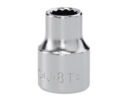 J.8T 12 Point Standard Socket 3/8in Drive 8mm