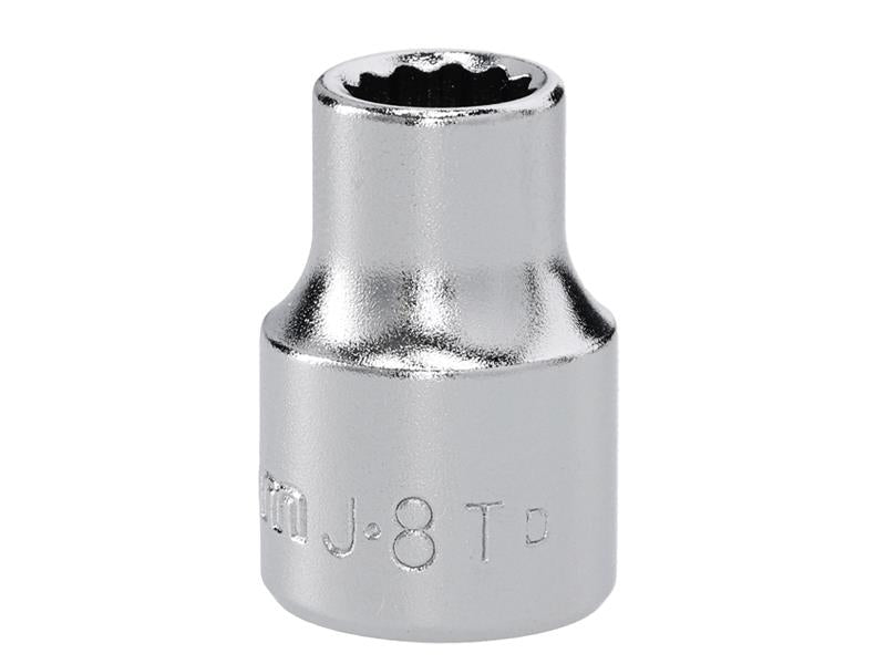 J.8T 12 Point Standard Socket 3/8in Drive 8mm