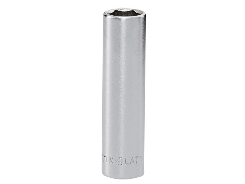 R.9LAT 6 Point Deep Socket 1/4in Drive 9mm
