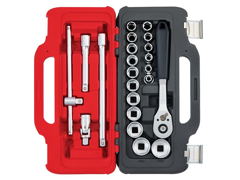 1/2in Drive Socket Set, 22 Piece