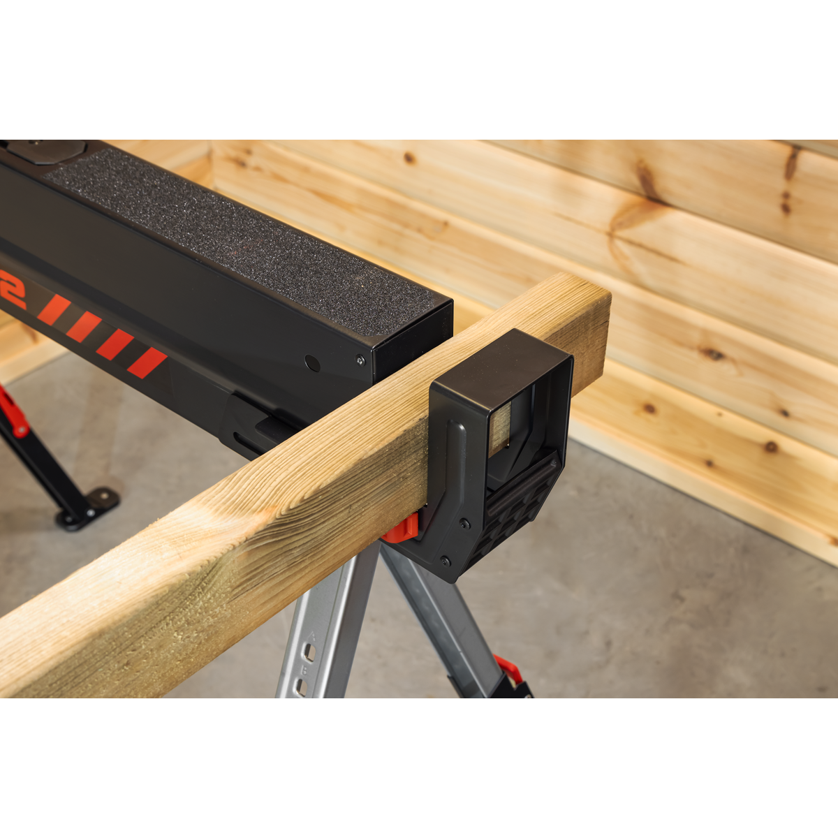 Sealey Adjustable Sawhorse Set 2pc Model No-FDT52