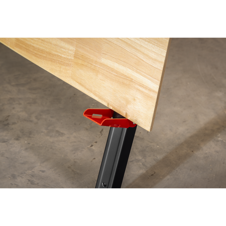 Sealey Adjustable Sawhorse Set 2pc Model No-FDT52
